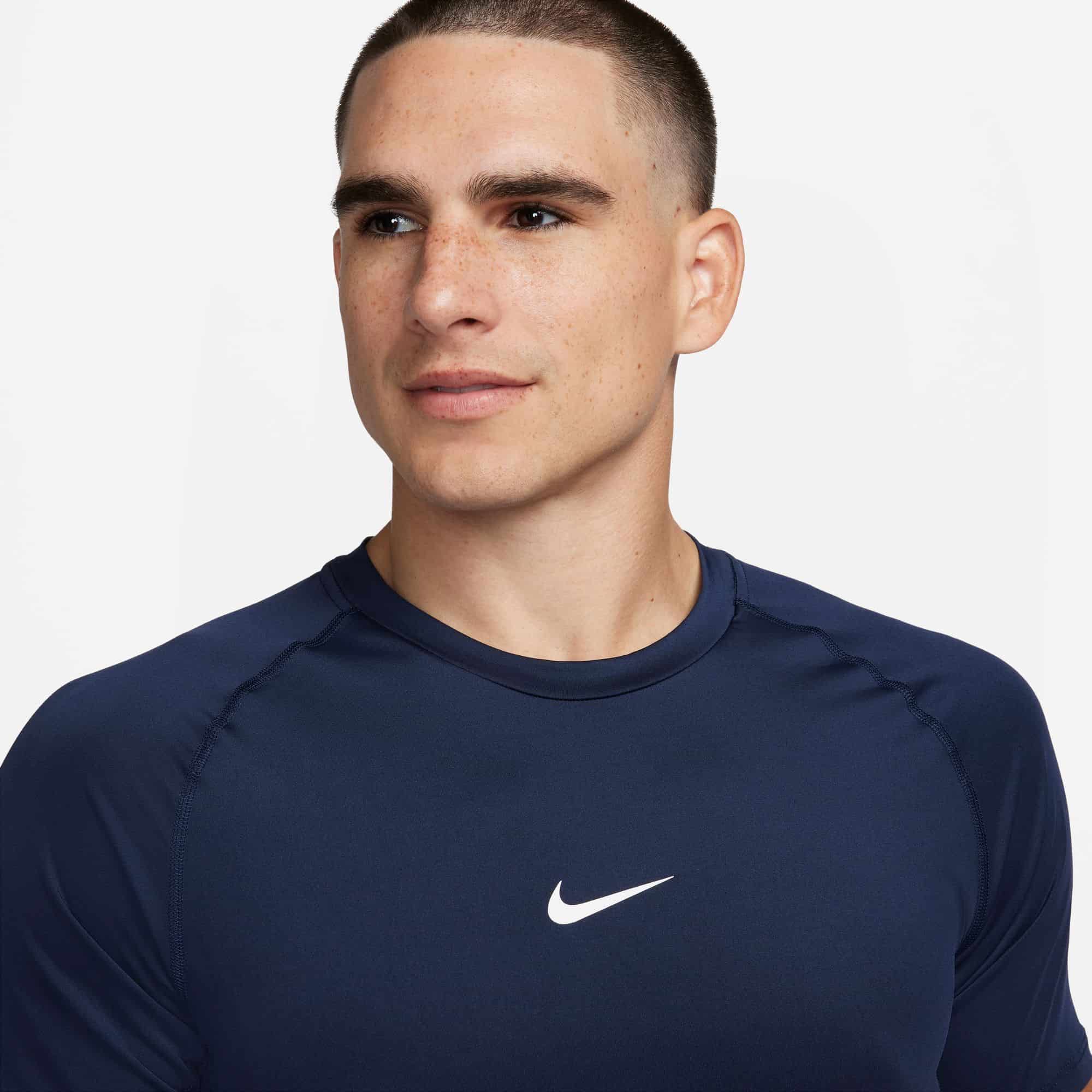 nike pro blue shirt