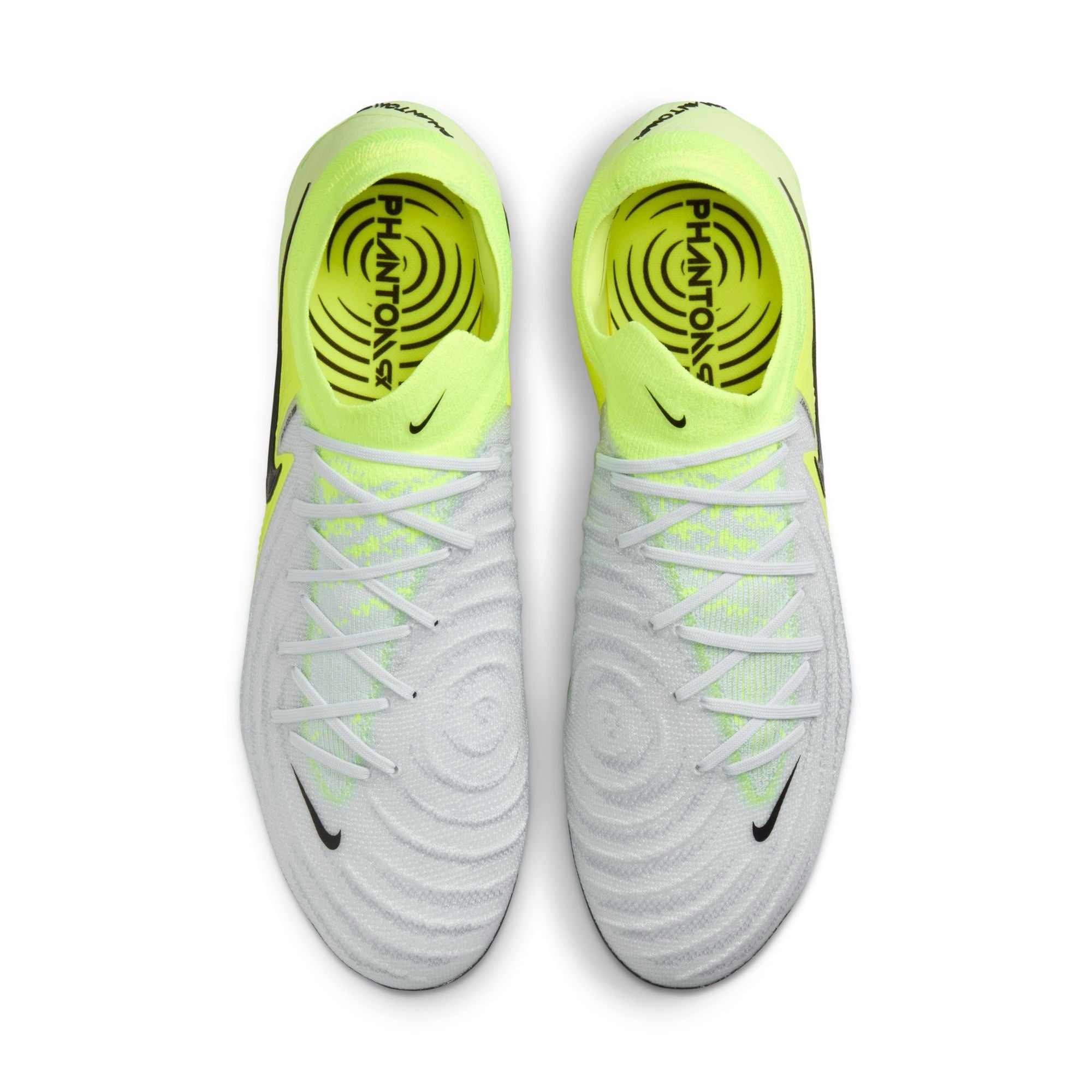 Nike Phantom GX 2 Elite FG Soccer Cleats - Firm Ground, High-Performance Nike Soccer Boots, Flyknit Construction, Cyclone 360 Traction