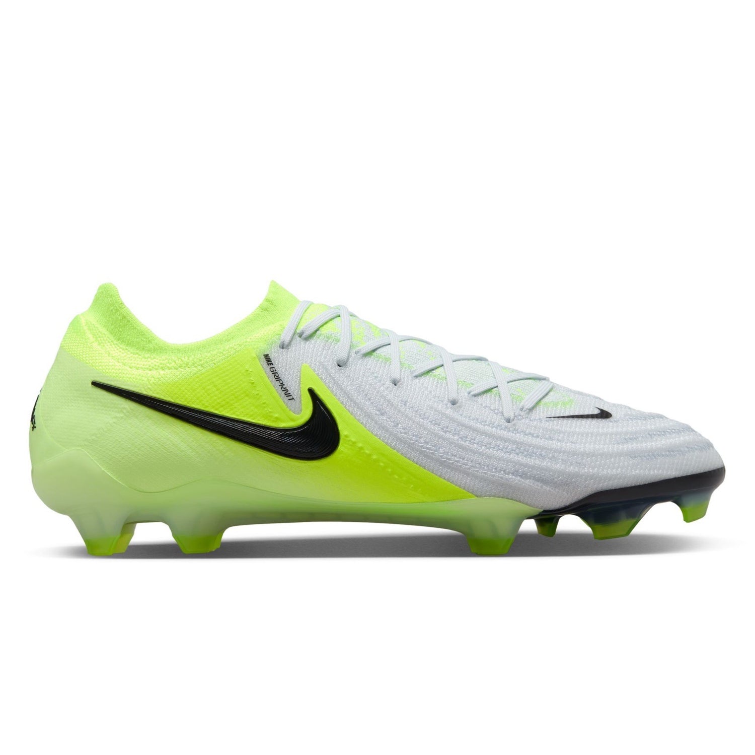 Nike Phantom GX 2 Elite FG Soccer Cleats - Firm Ground, High-Performance Nike Soccer Boots, Flyknit Construction, Cyclone 360 Traction