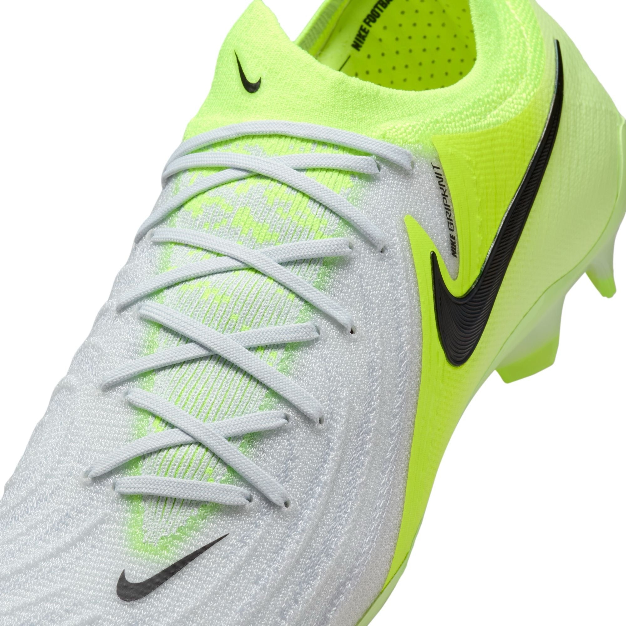 Nike Phantom GX 2 Elite FG Soccer Cleats - Firm Ground, High-Performance Nike Soccer Boots, Flyknit Construction, Cyclone 360 Traction