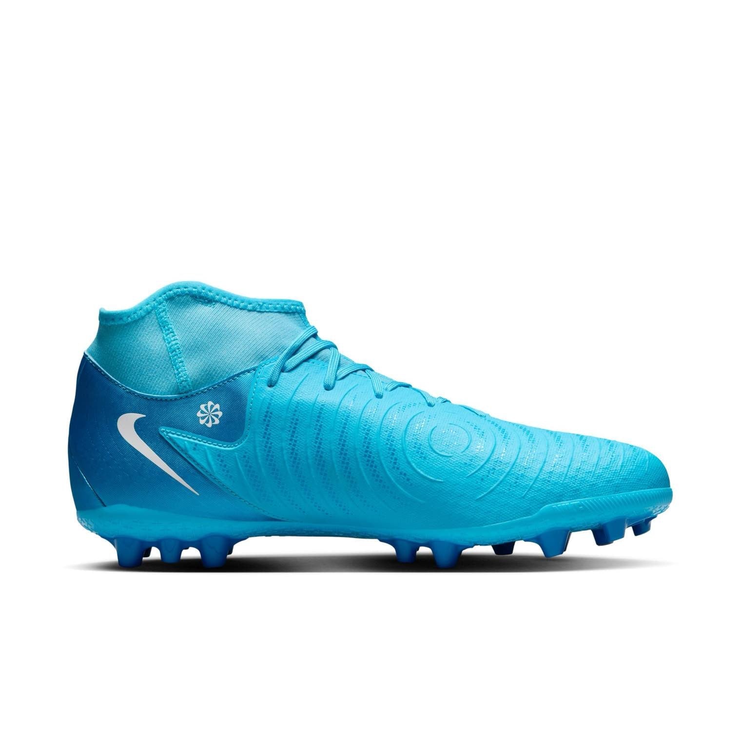 Nike Phantom Luna 2 Academy AG Soccer Cleats Quick Traction Blue 8.5