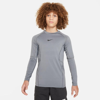 Nike Pro Training Tops Nike Grey YXS 