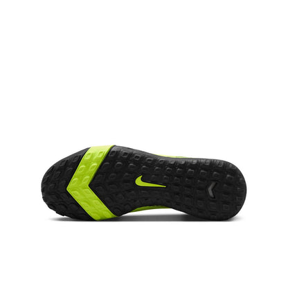 Nike Jr. Mercurial Superfly 10 Academy TF high-top soccer shoes for kids, with Air Zoom and NikeSkin for precision on turf fields.