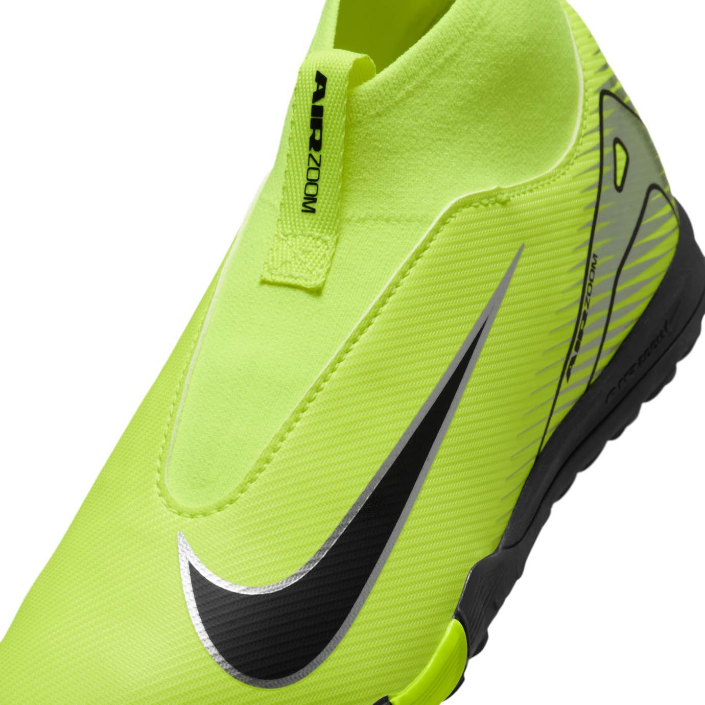 Nike Jr. Mercurial Superfly 10 Academy TF high-top soccer shoes for kids, with Air Zoom and NikeSkin for precision on turf fields.