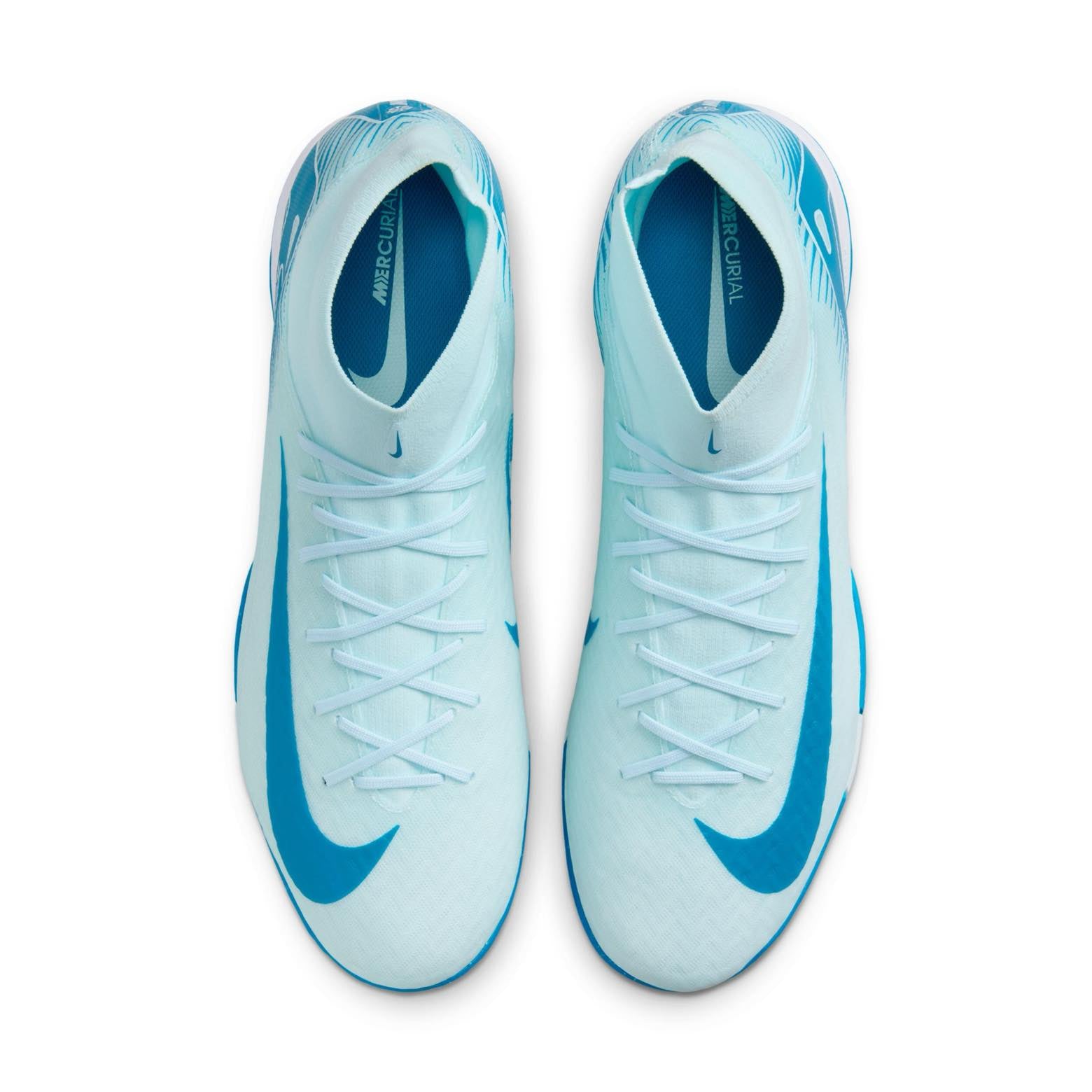 Blue nike soccer shoes best sale