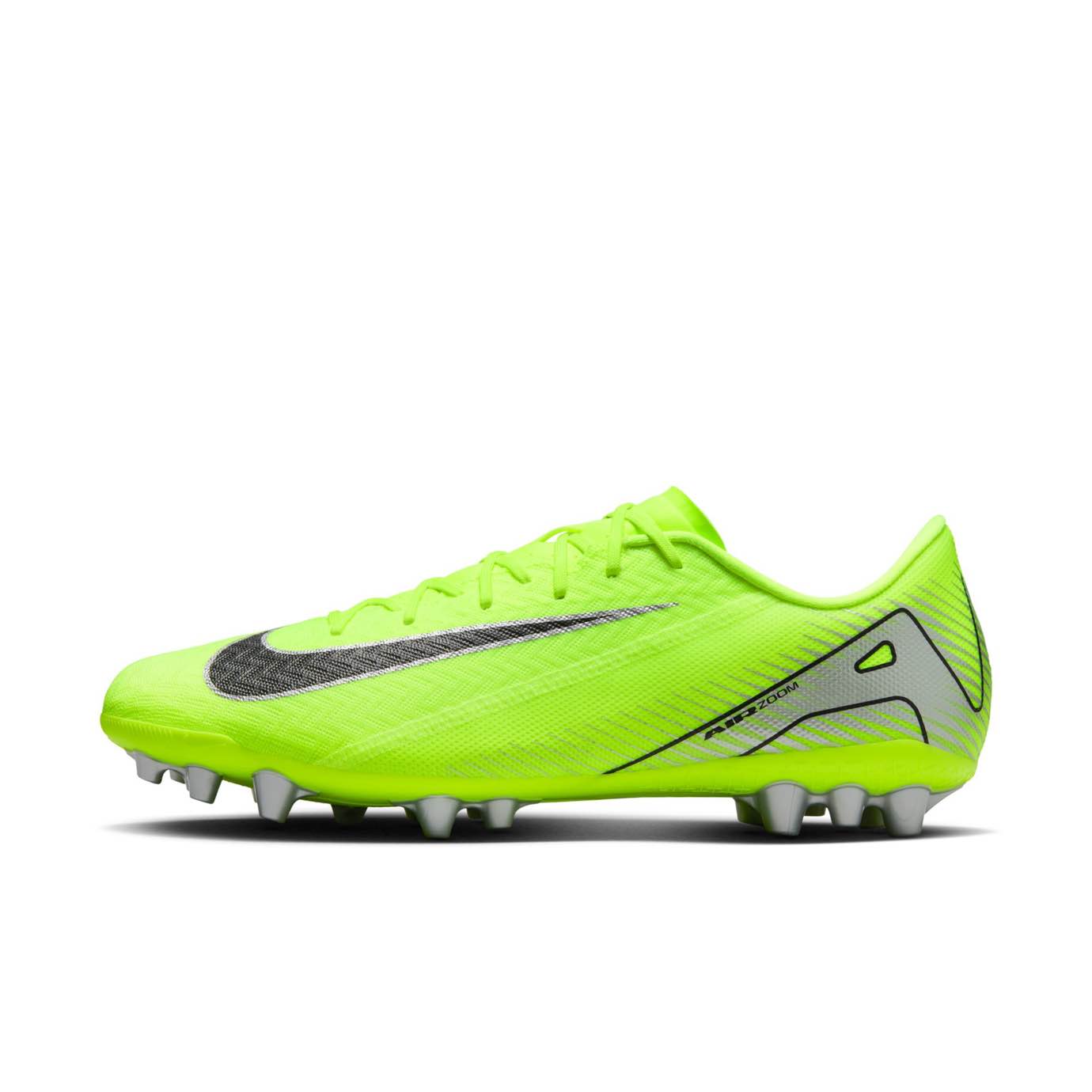 Nike Mercurial Vapor 16 Academy AG - Artificial grass cleats with Air Zoom cushioning, NikeSkin upper for control, and wave-like traction for agility.