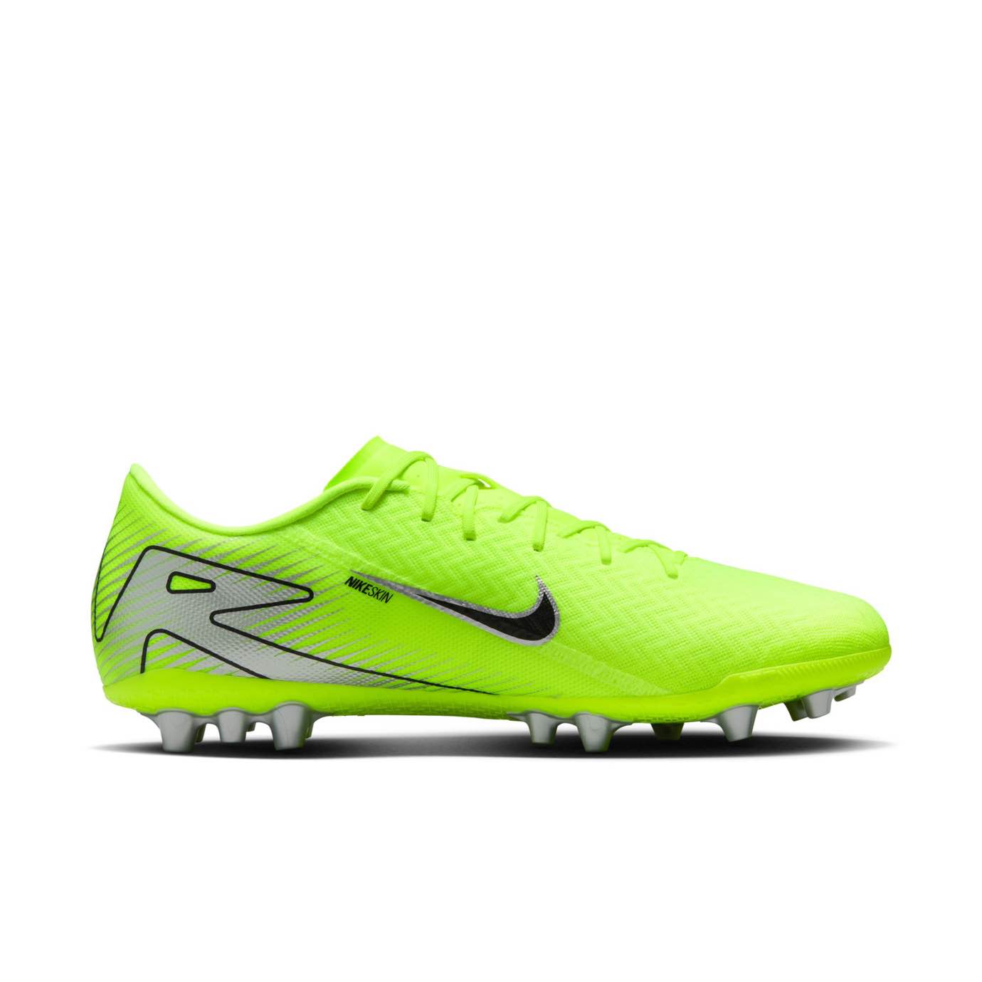 Nike Mercurial Vapor 16 Academy AG - Artificial grass cleats with Air Zoom cushioning, NikeSkin upper for control, and wave-like traction for agility.