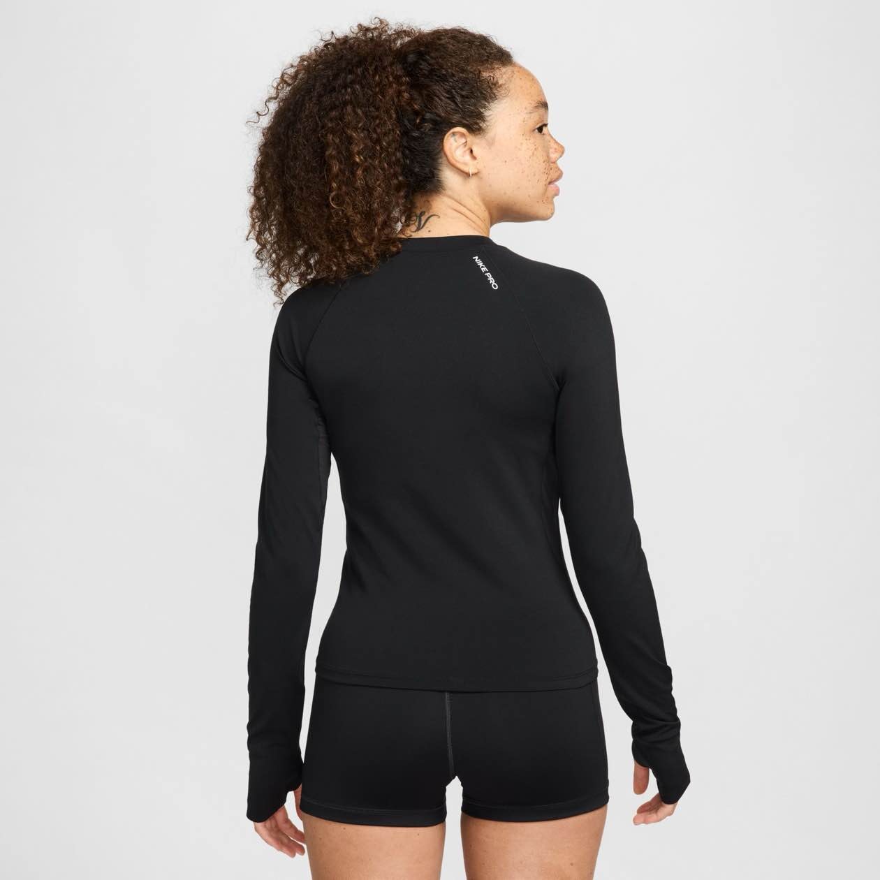 Nike pro women's long sleeve top online