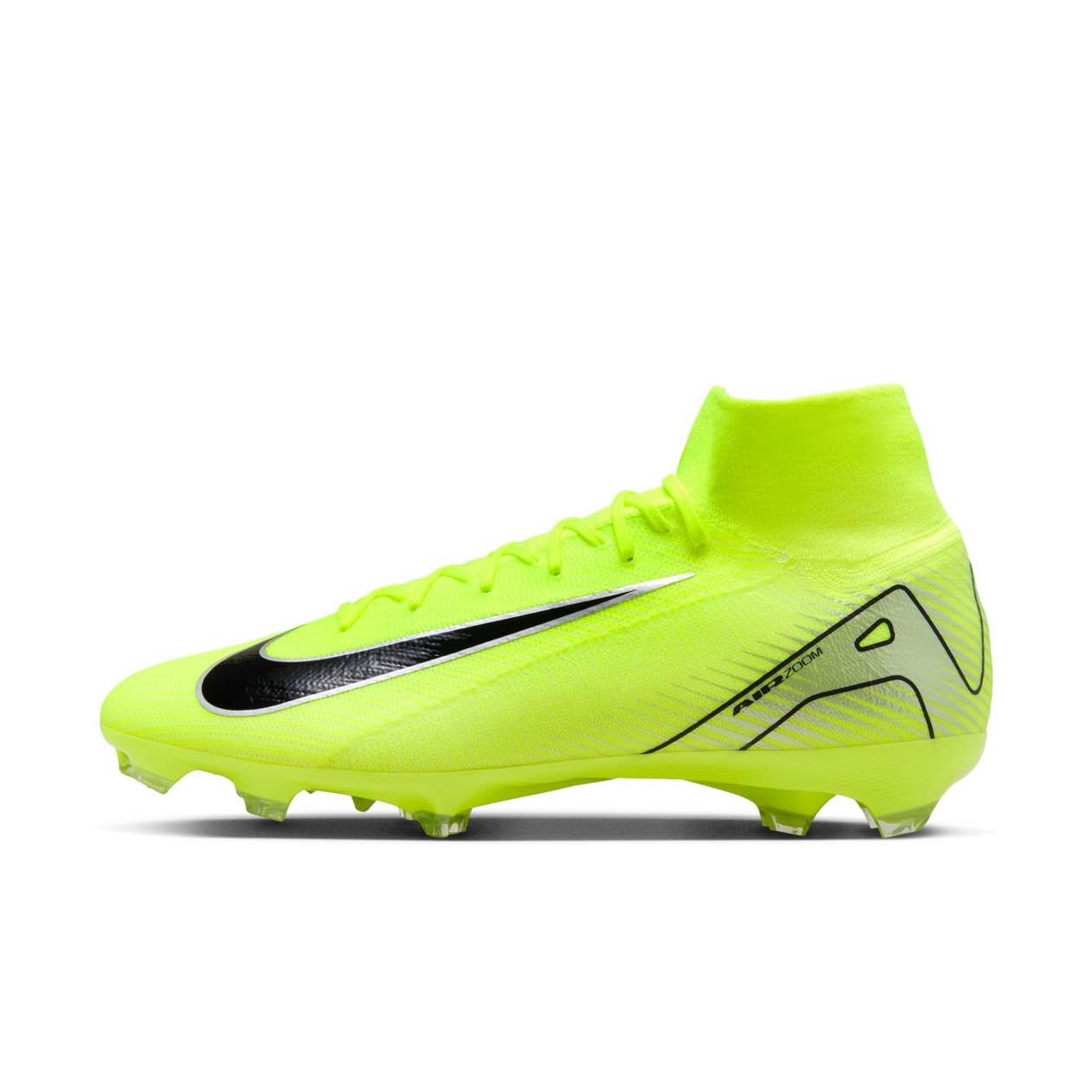 Nike Mercurial Superfly 10 Pro FG High Top Football Boot Yellow