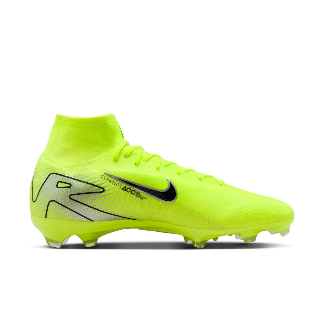 Nike Mercurial Superfly 10 Pro FG High Top Football Boot Yellow