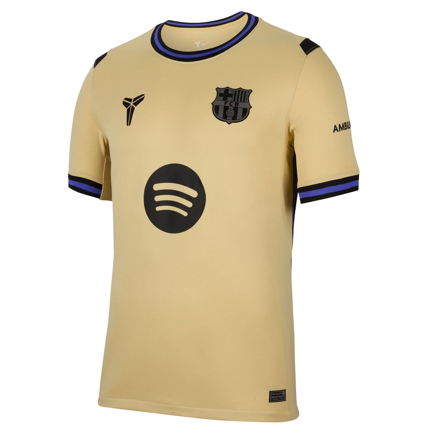 FC Barcelona 2025/26 Stadium Away Official Jerseys Nike Gold S 