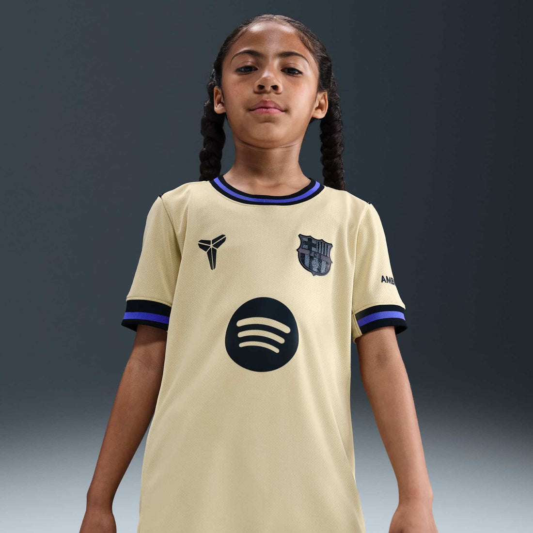FC Barcelona 2025/26 Stadium Away Jr. Official Jerseys Nike Yellow YXS 