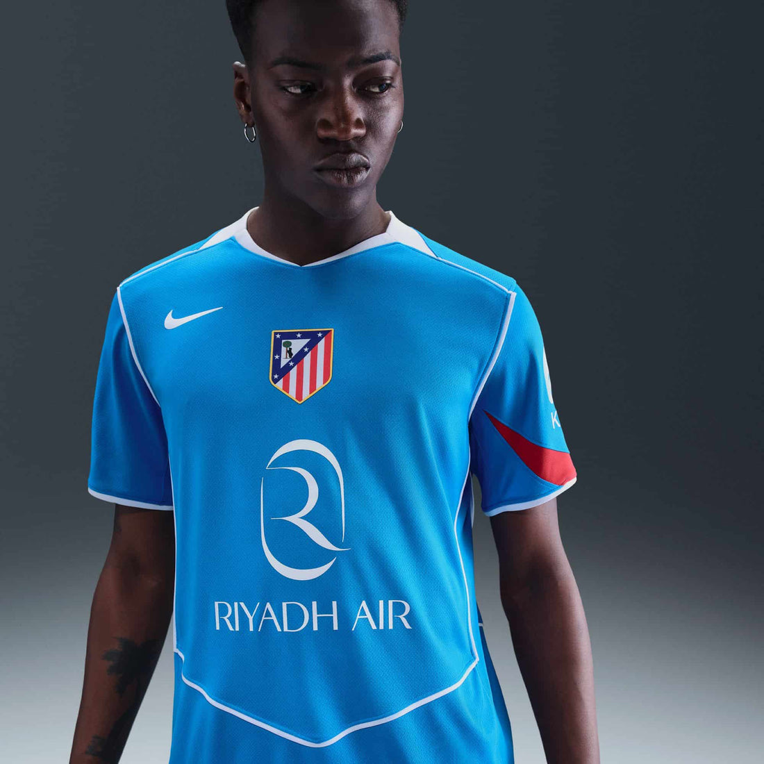 Atlético Madrid 2025/26 Stadium Third Official Jerseys Nike Blue S 