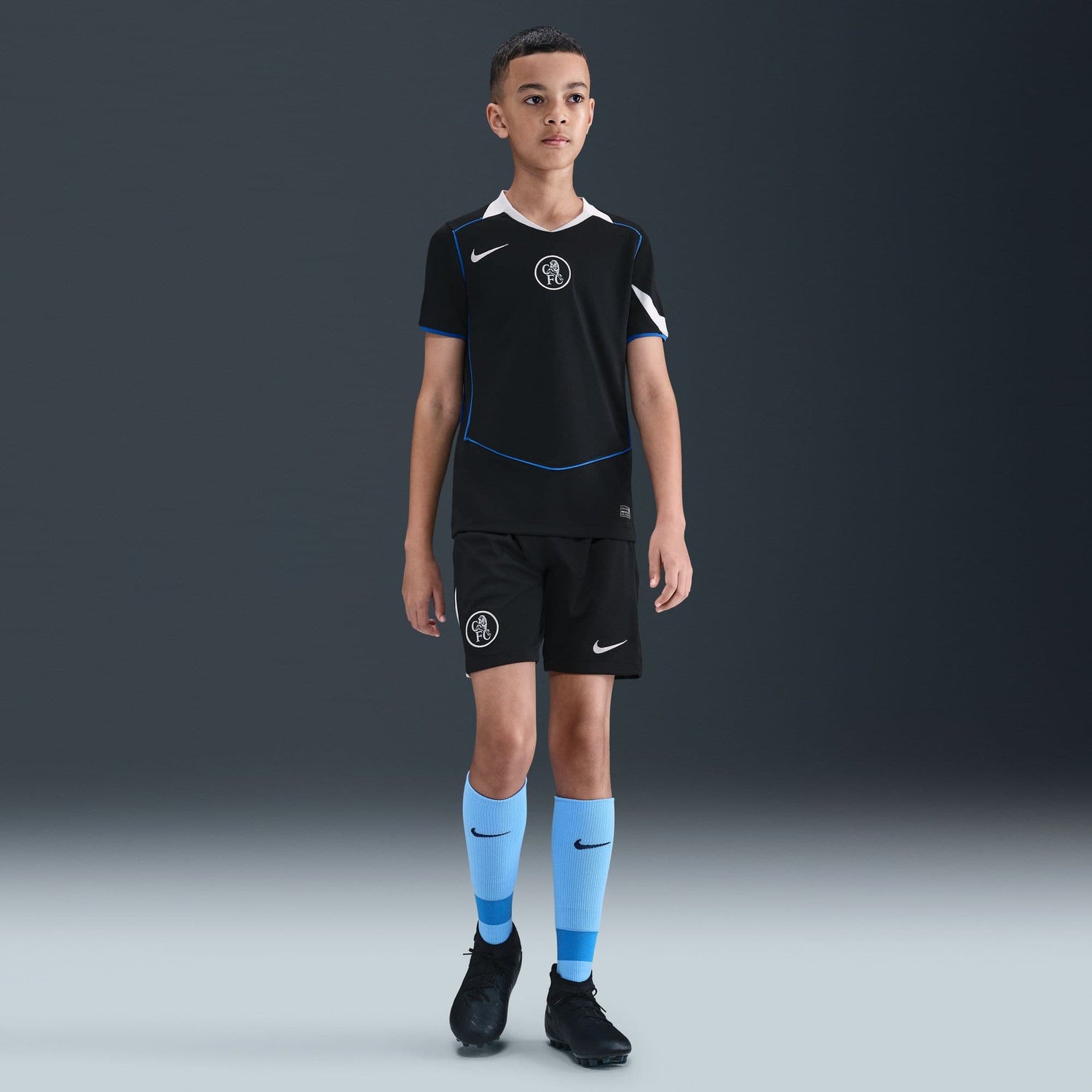 Chelsea FC 2025/26 Stadium Third Jr. Official Jerseys Nike 