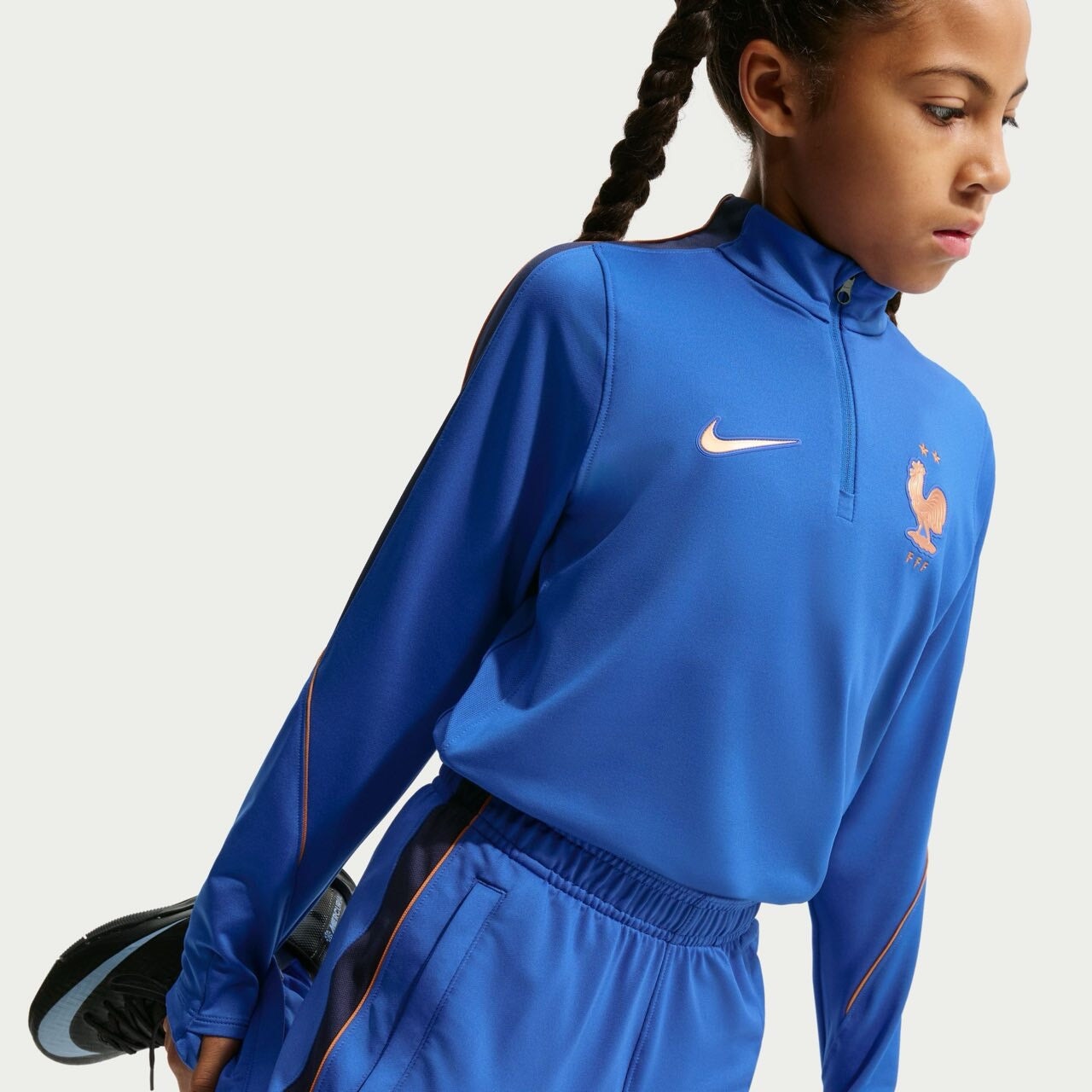 France Strike Drill Training Top Youth Training Tops Nike 