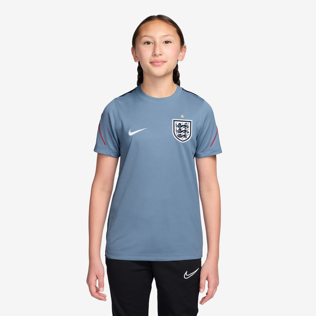 England Strike Training Top Youth front view
