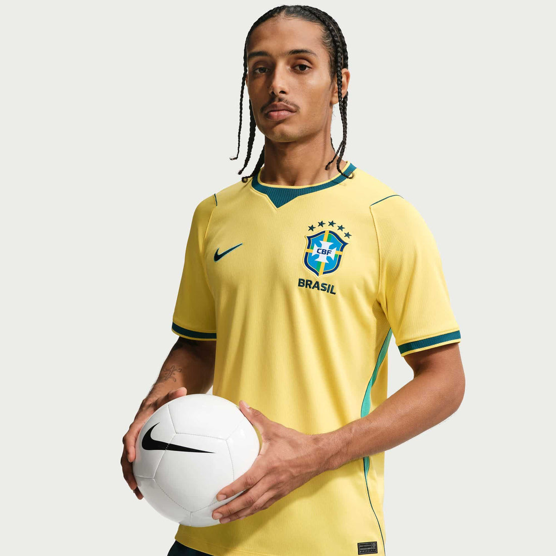 Brazil National Team 2026 Stadium Home Jersey Official Jerseys Nike Yellow S