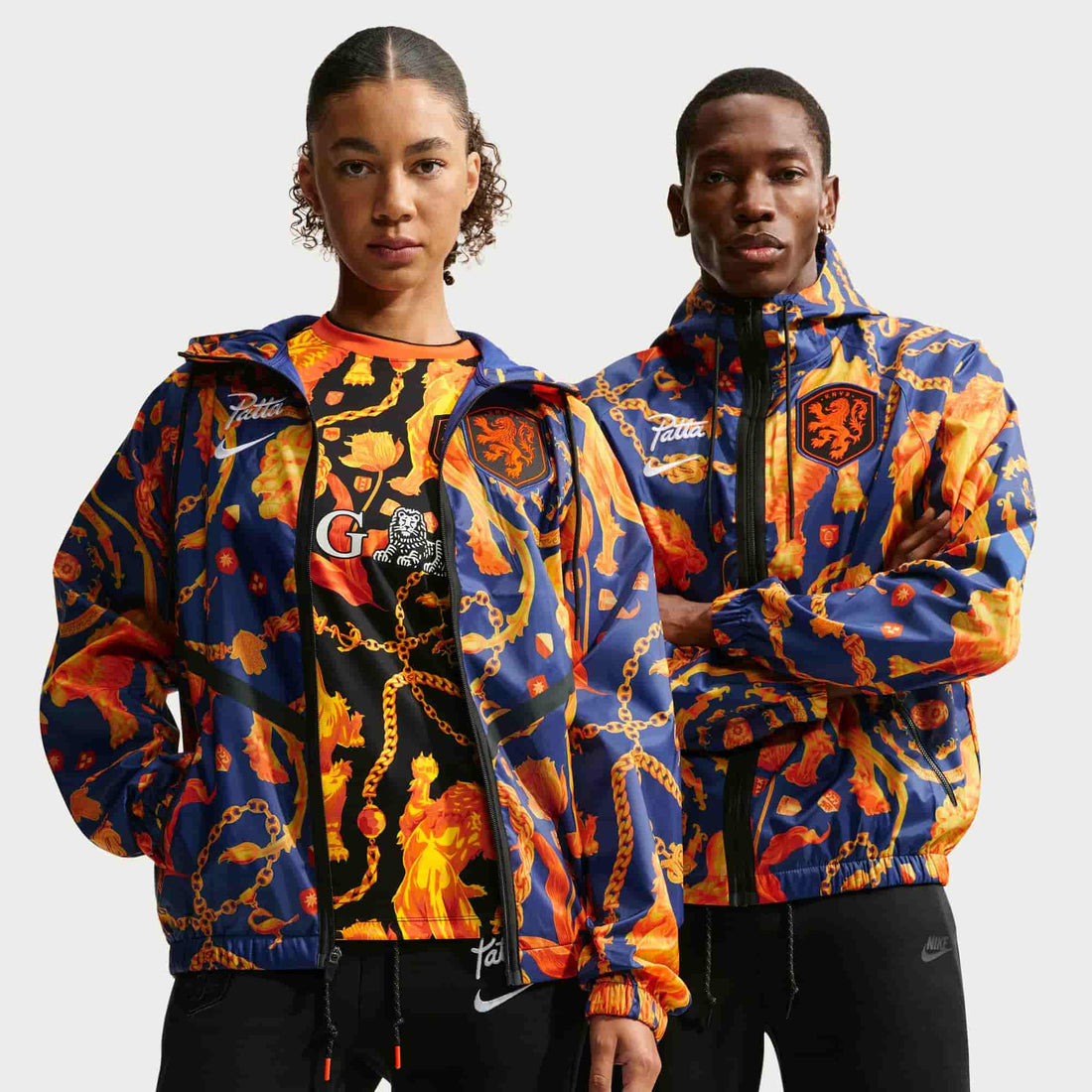 Netherlands x Patta Anthem Jacket Jackets Nike Blue S 