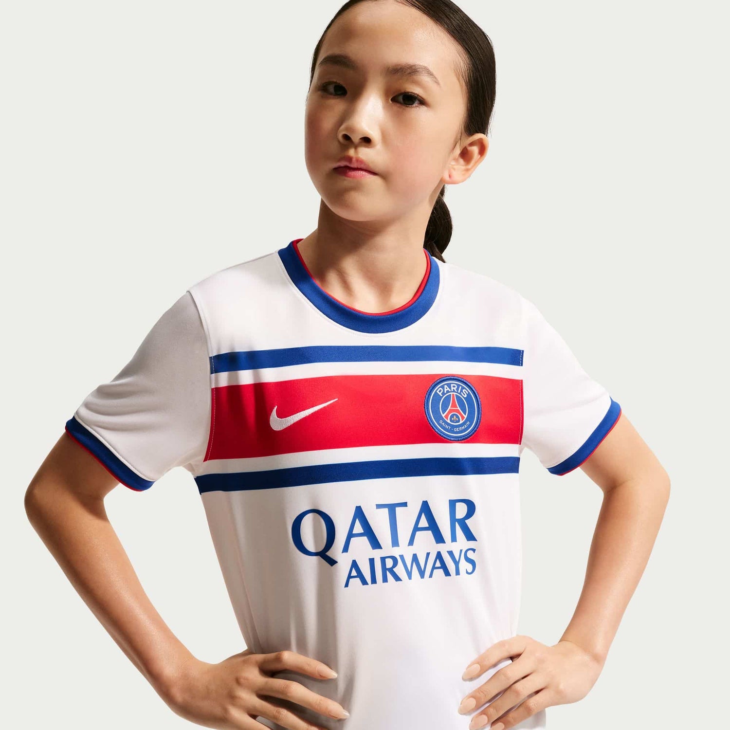 Paris Saint-Germain Home Jersey Youth Official Jerseys Nike 