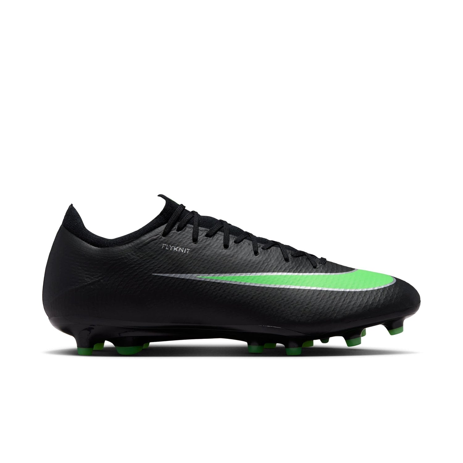 Nike Mercurial Vapor 17 Pro AG artificial-grass soccer cleats in black with green details