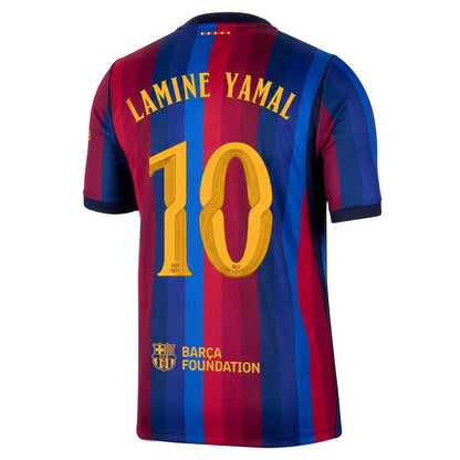 FC Barcelona 2026/27 Stadium Home Lamine Yamal Official Jerseys Nike Red S 