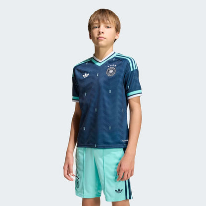 Germany 2026 Away Jersey Youth Official Jerseys adidas Blue YXS 