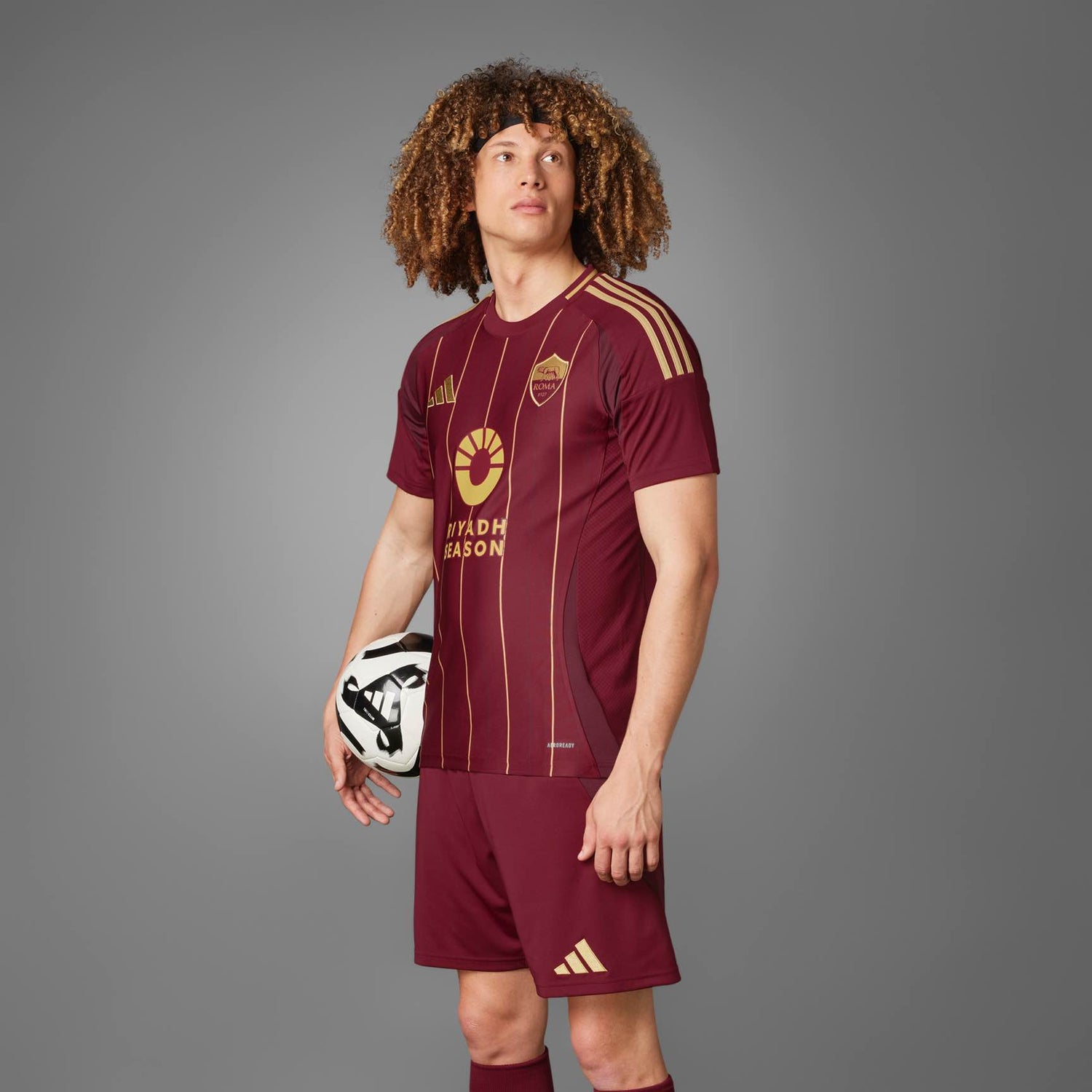 AS Roma 24/25 Home Jersey Licensed Jerseys adidas 