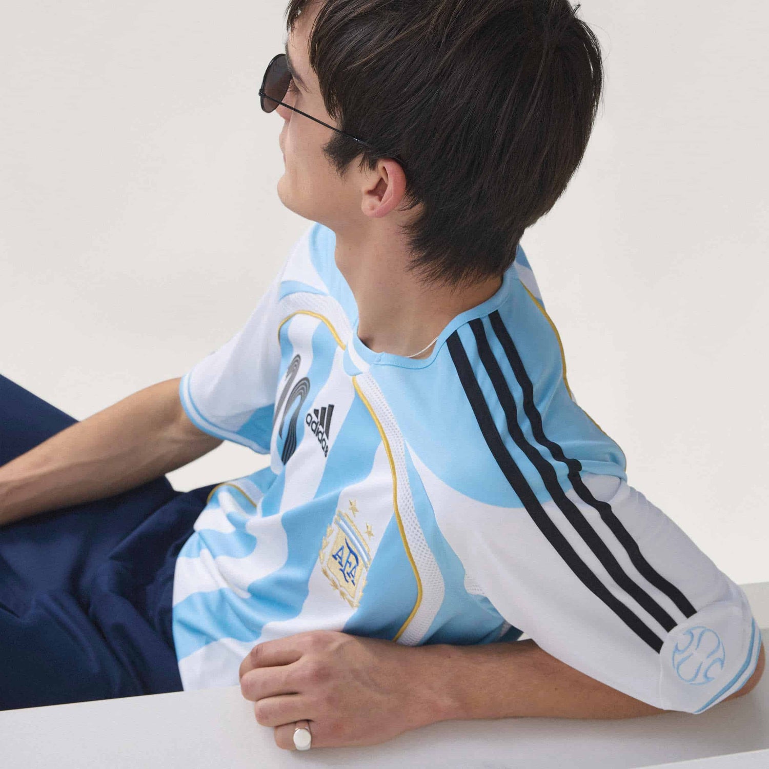 Argentina Home Jersey 2006 Messi Official Jerseys adidas 