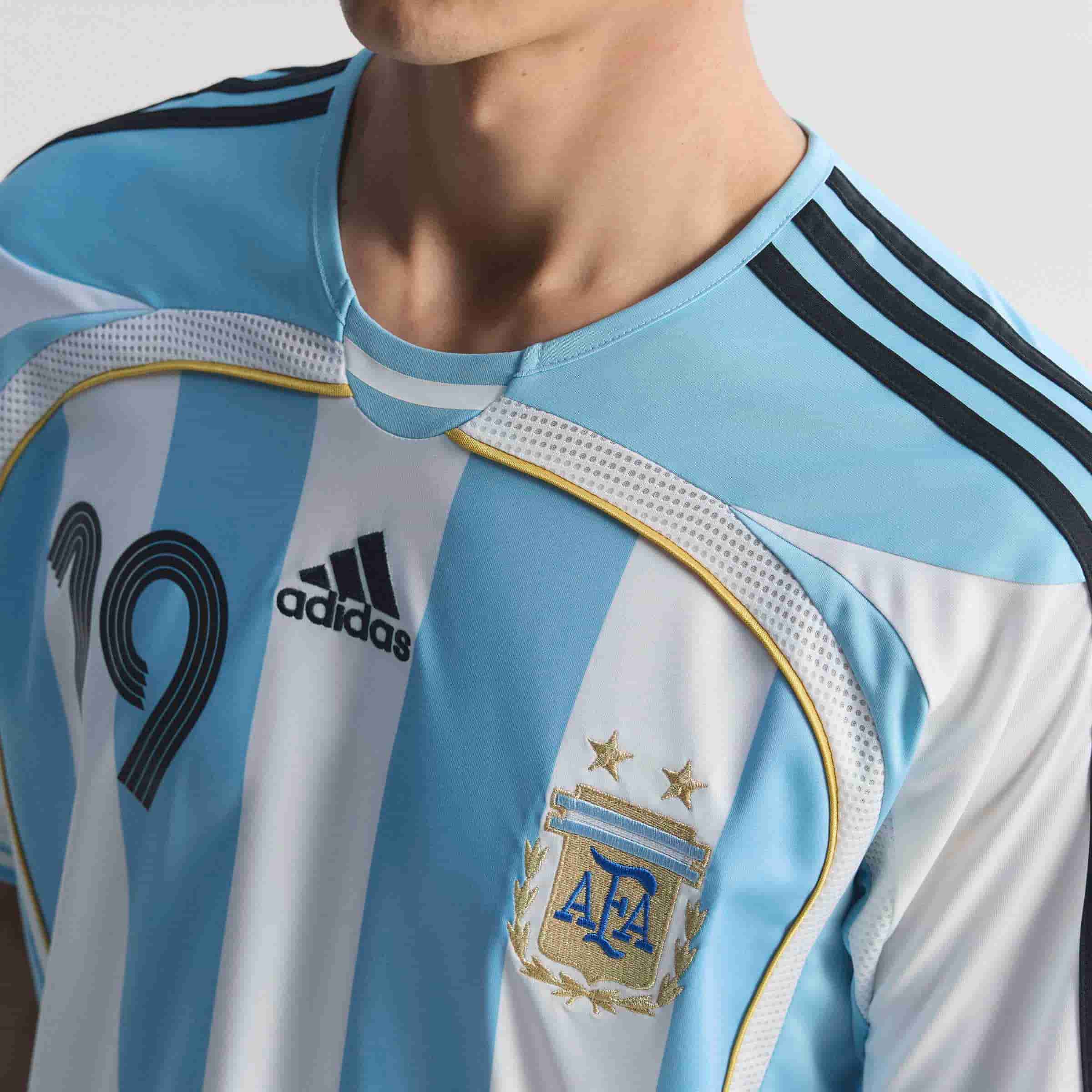 Argentina Home Jersey 2006 Messi Official Jerseys adidas 