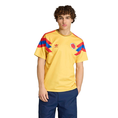 Colombia Away Jersey 1990 Official Jerseys adidas Yellow XS 
