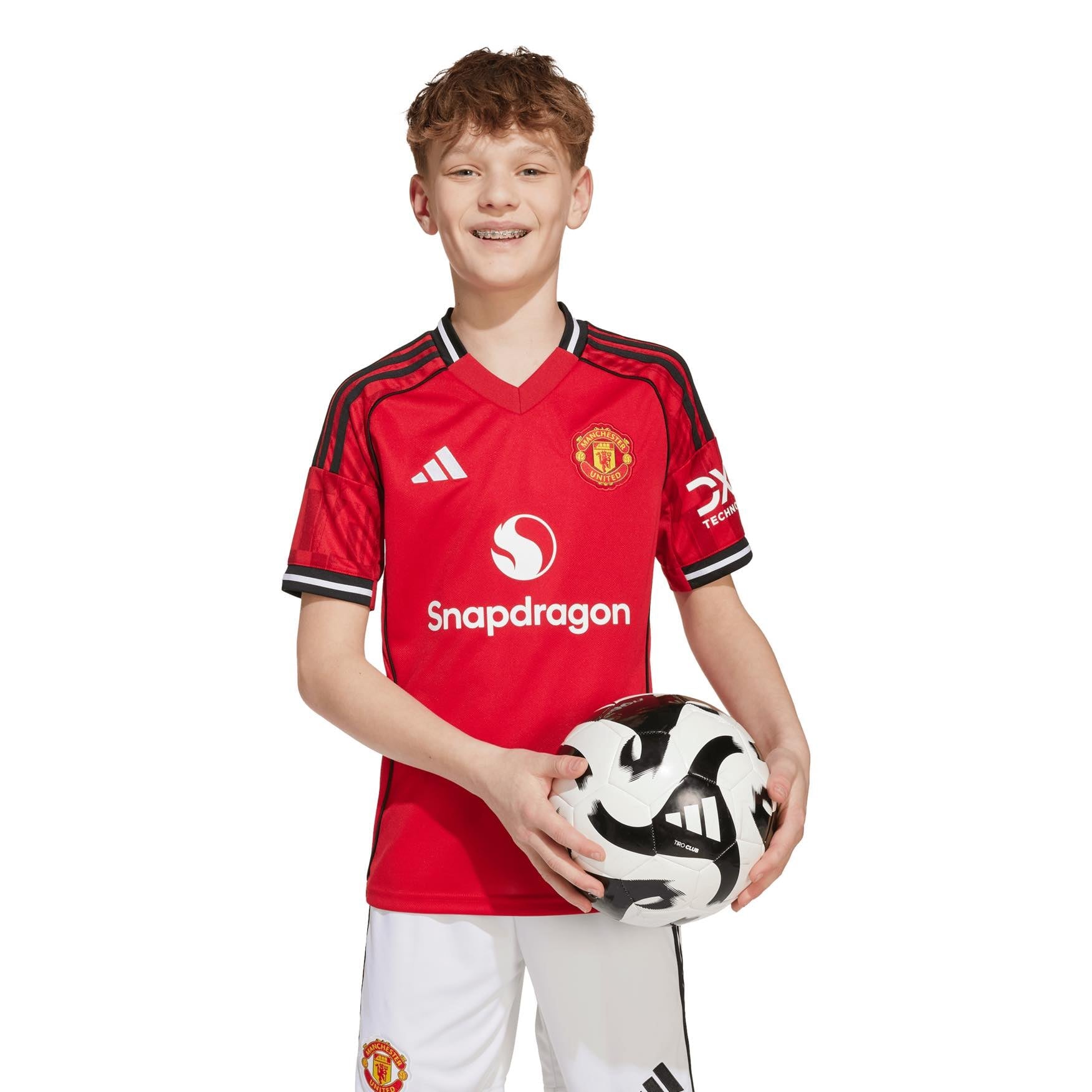 Manchester United 25/26 Home Jersey Jr. Official Jerseys adidas 