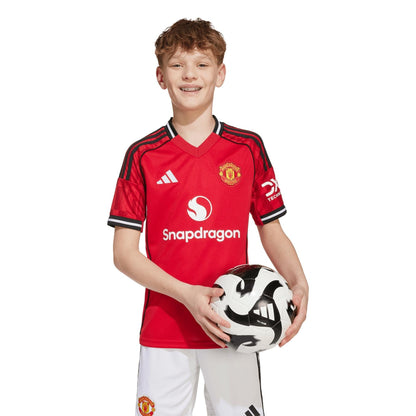 Manchester United 25/26 Home Jersey Jr. Official Jerseys adidas 