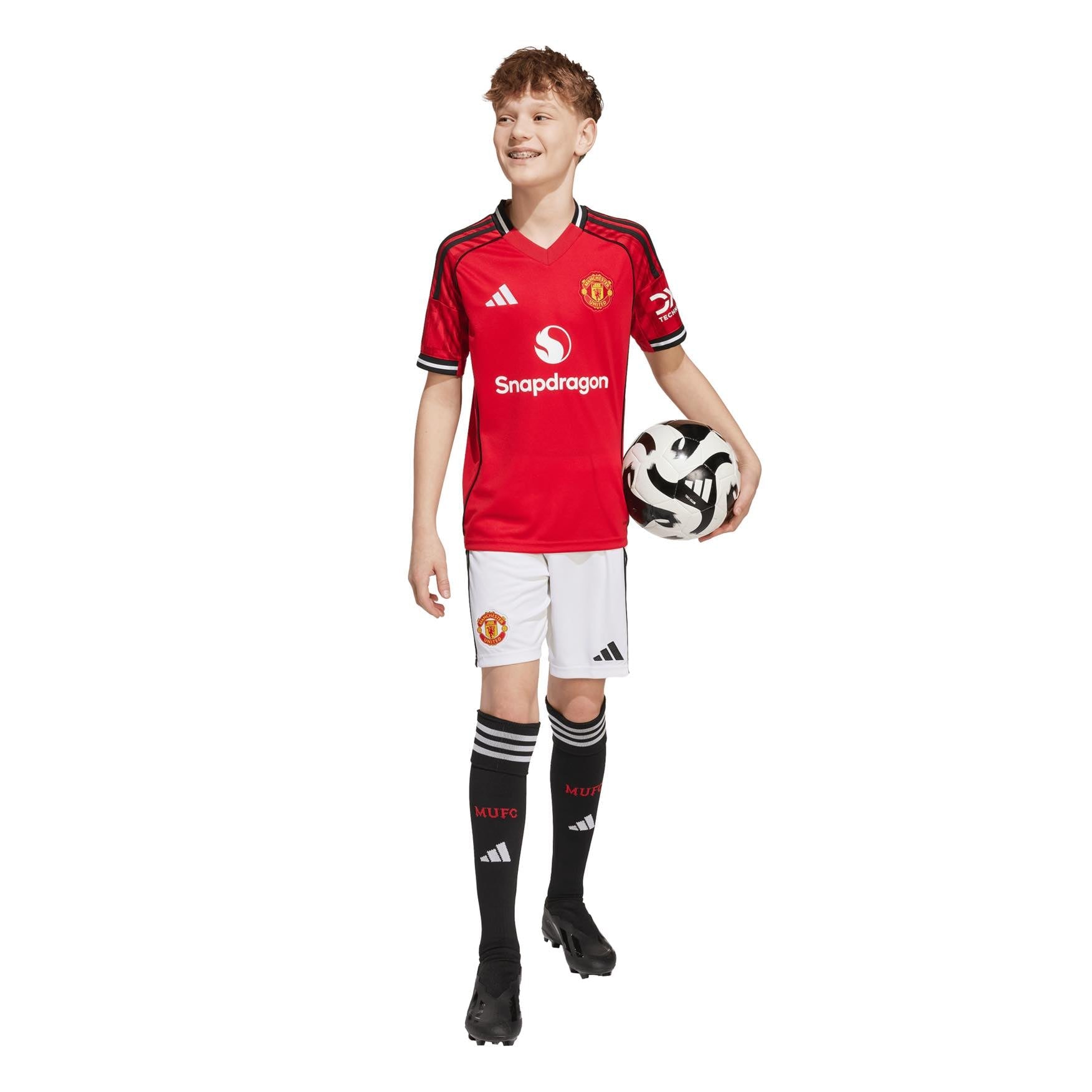 Manchester United 25/26 Home Jersey Jr. Official Jerseys adidas 