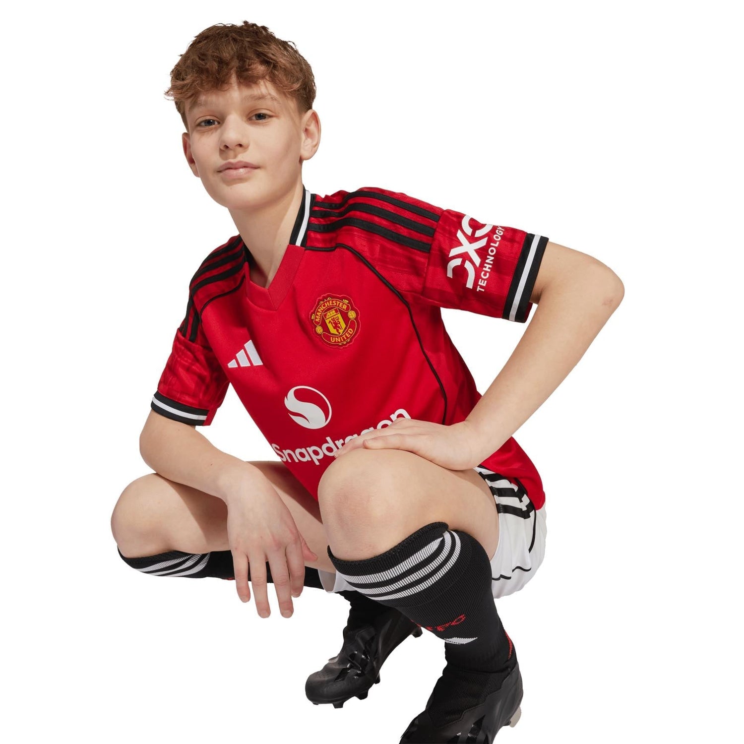 Manchester United 25/26 Home Jersey Jr. Official Jerseys adidas 