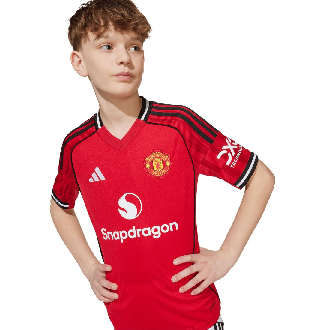 Manchester United 25/26 Home Jersey Jr. Official Jerseys adidas 
