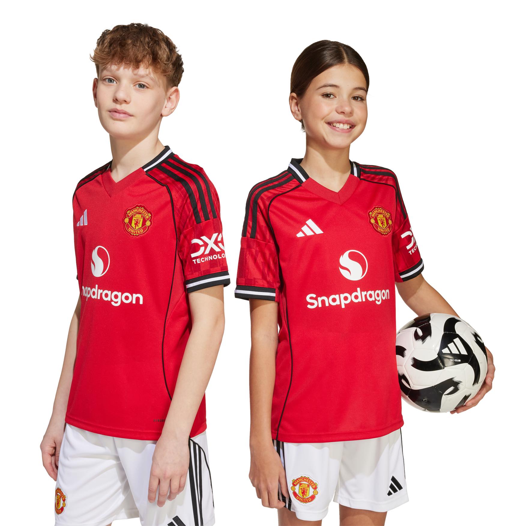 Manchester United 25/26 Home Jersey Jr. Official Jerseys adidas 