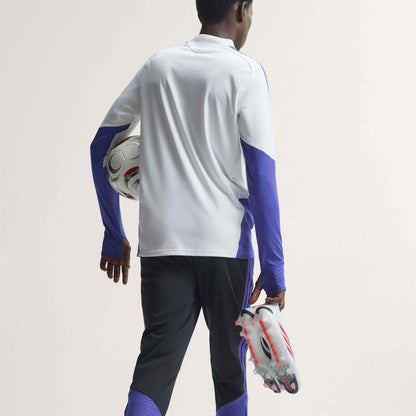 adidas Predator Elite Laceless FG soccer cleats in white, pink and black with firm-ground outsole