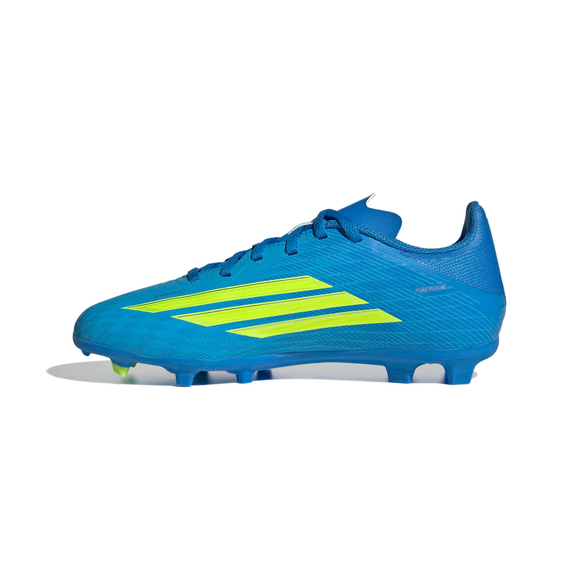 adidas F50 League FG/MG Jr. soccer shoe side view