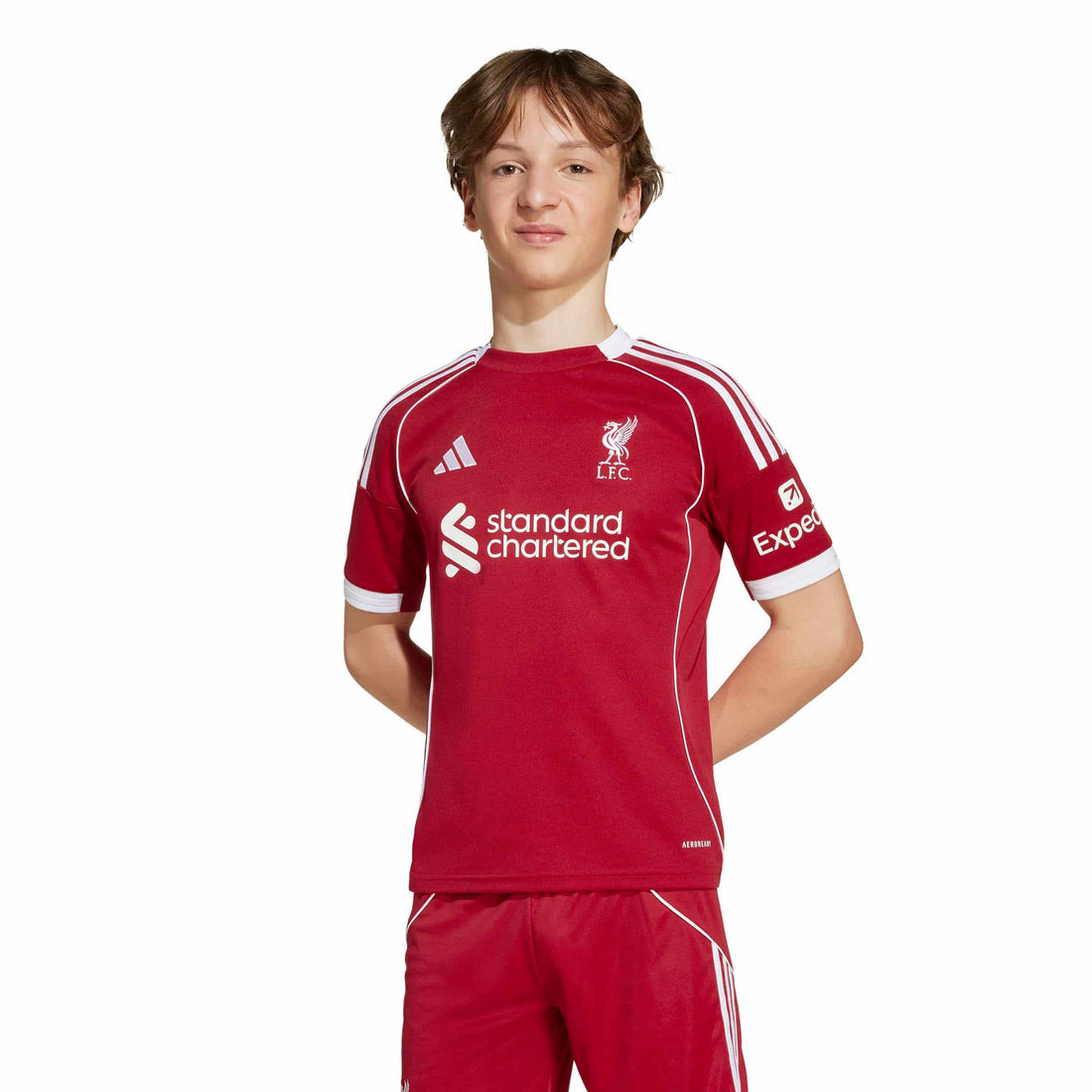 Liverpool FC 25/26 Home Jersey Jr. Official Jerseys adidas Red YXS 