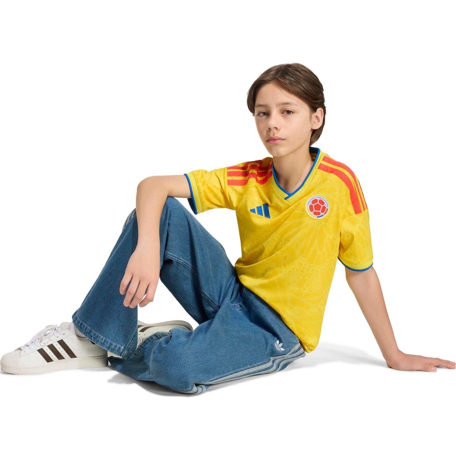 Colombia 2026 Home Jersey Youth Official Jerseys adidas 