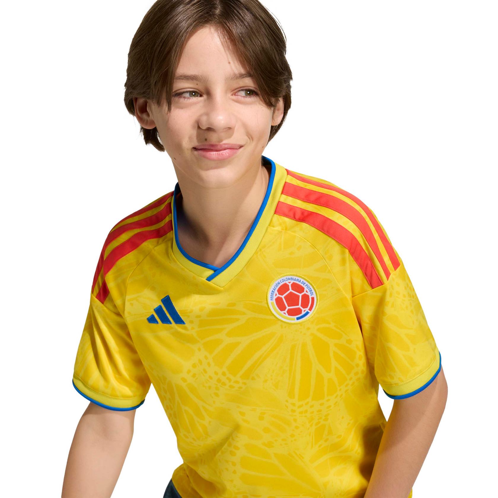 Colombia 2026 Home Jersey Youth Official Jerseys adidas 