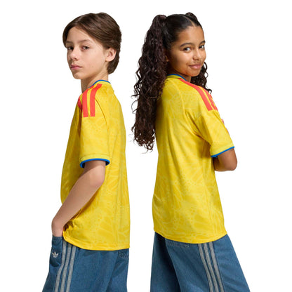 Colombia 2026 Home Jersey Youth Official Jerseys adidas 