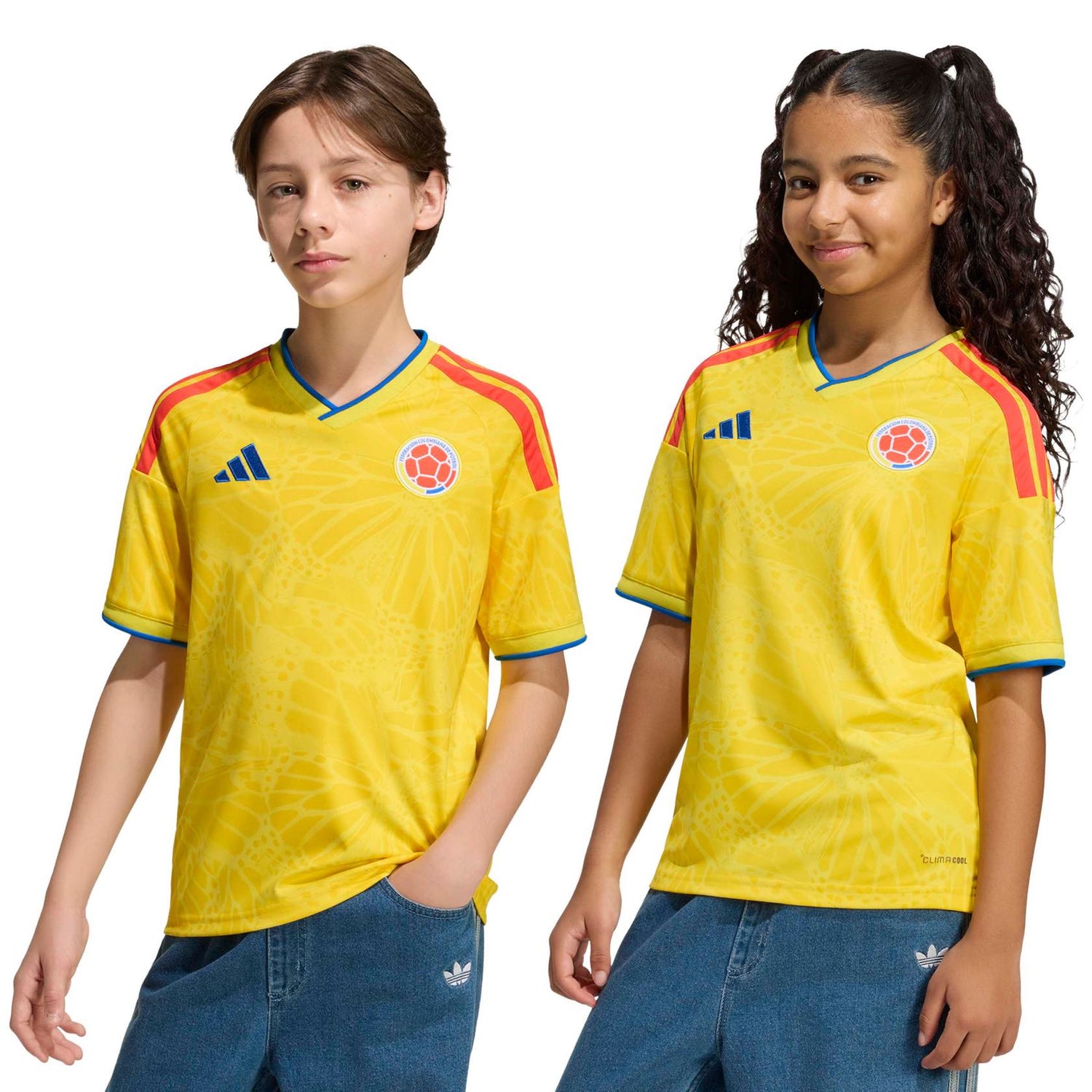 Colombia 2026 Home Jersey Youth Official Jerseys adidas 