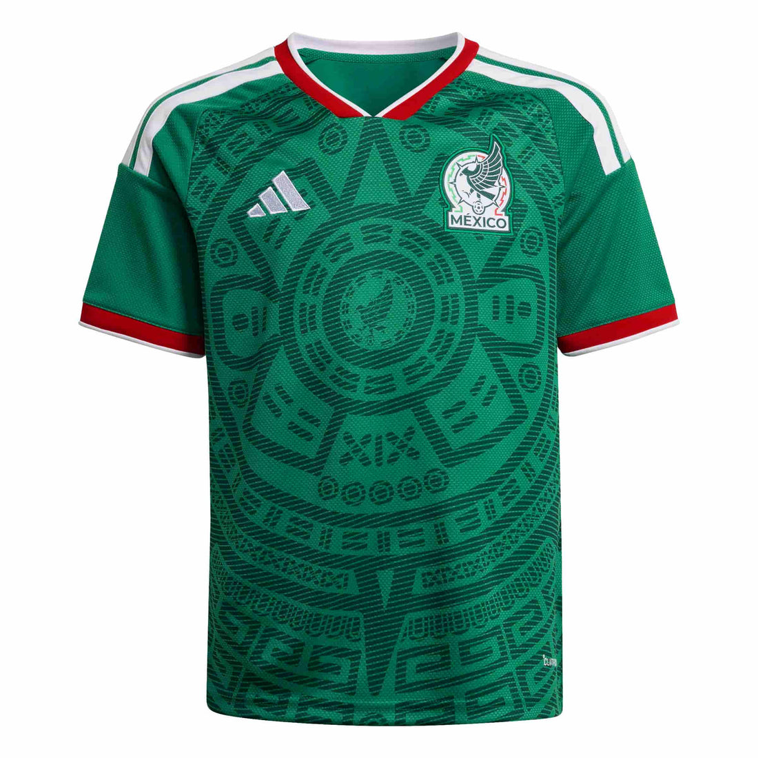 Mexico 26 Home Jersey Jr. Official Jerseys adidas Green YXS