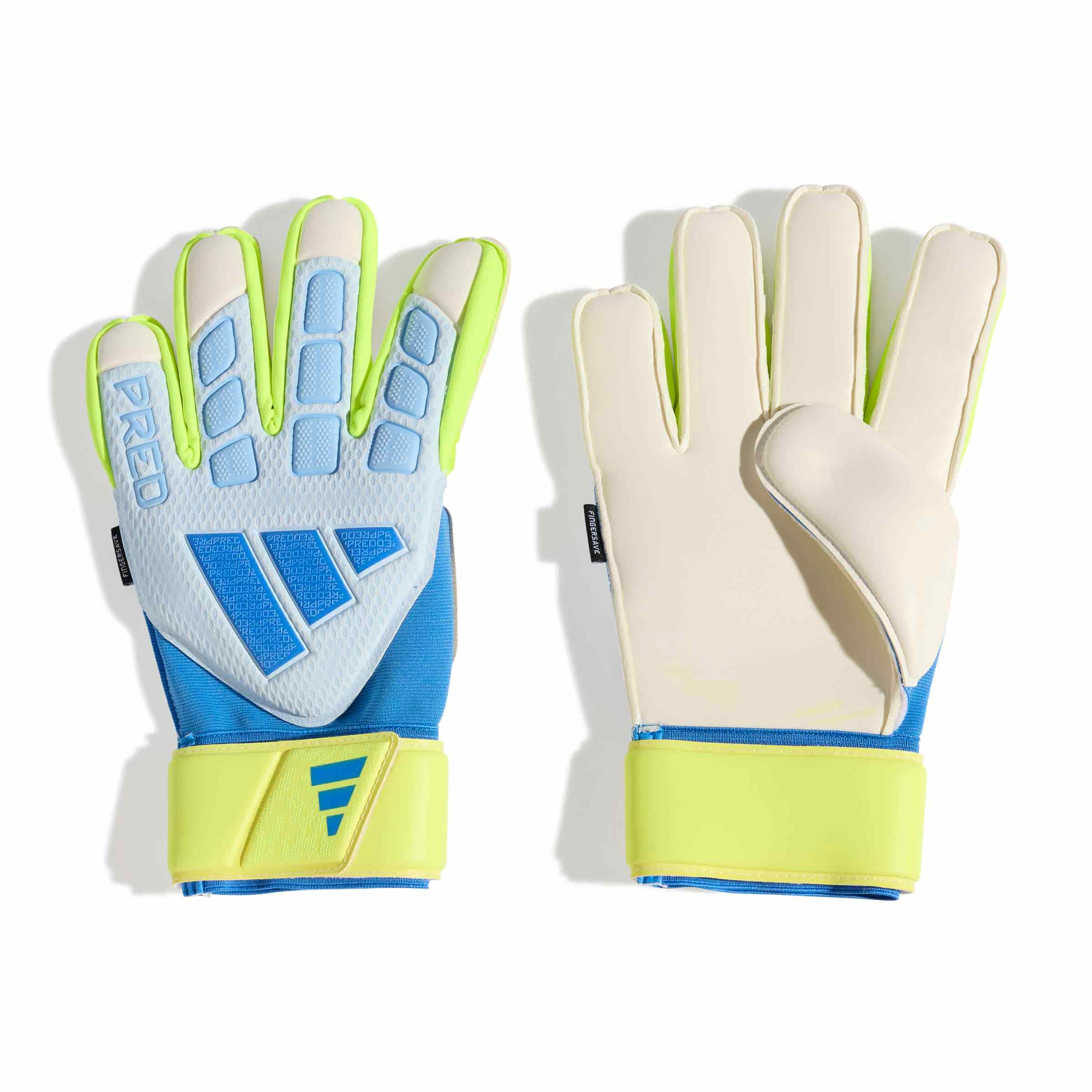 adidas Predator Match Goalkeeper Gloves Fingersave Goalkeeper Gloves adidas Blue 7 