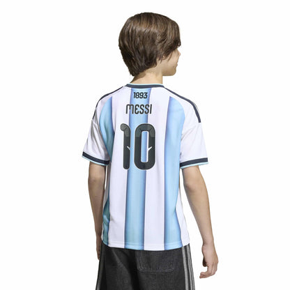 Argentina 26 Home Messi Jersey Jr. Official Jerseys adidas 