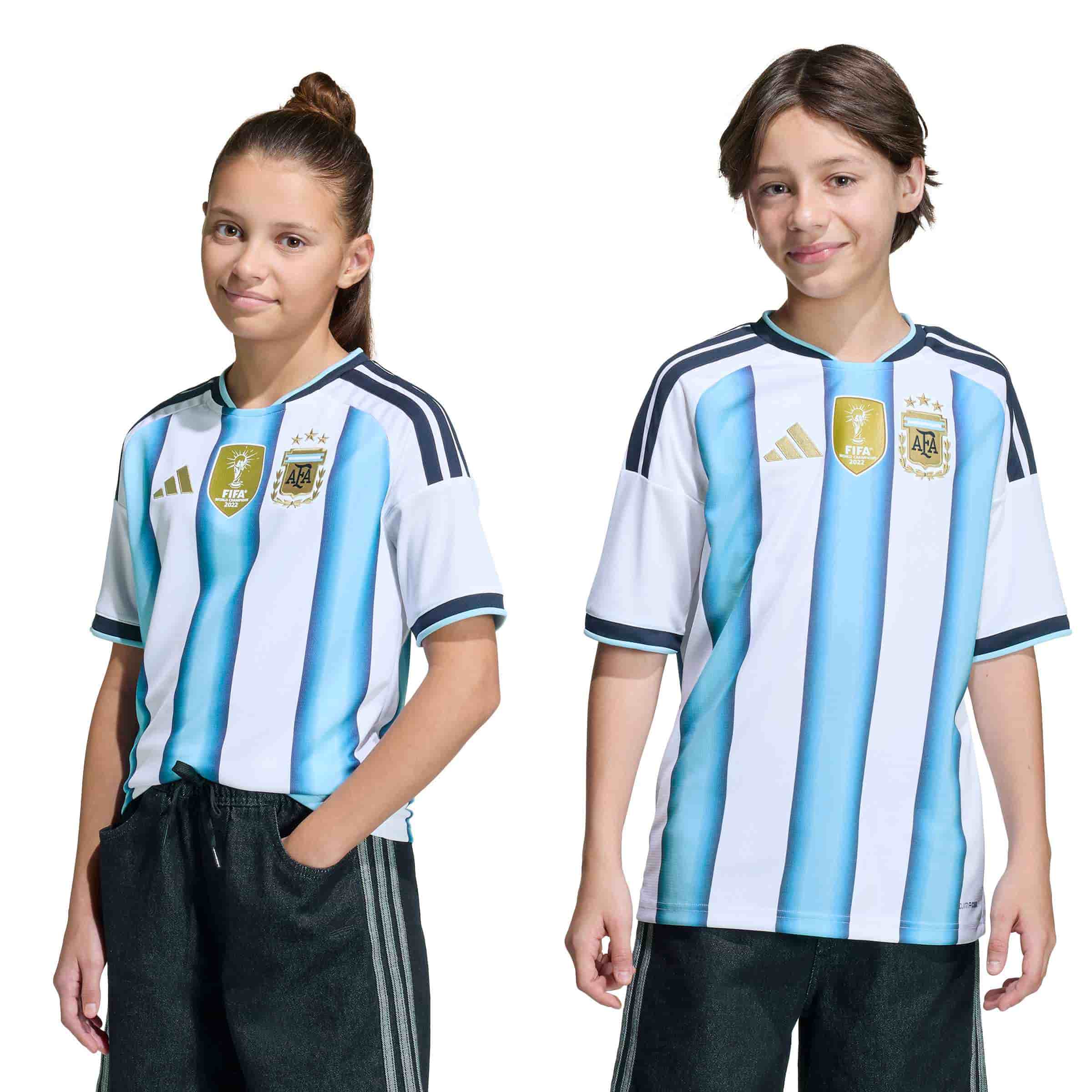 Argentina 26 Home Messi Jersey Jr. Official Jerseys adidas 