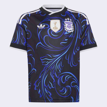 Argentina 2026 Away Jersey Youth Official Jerseys adidas Black YXS 