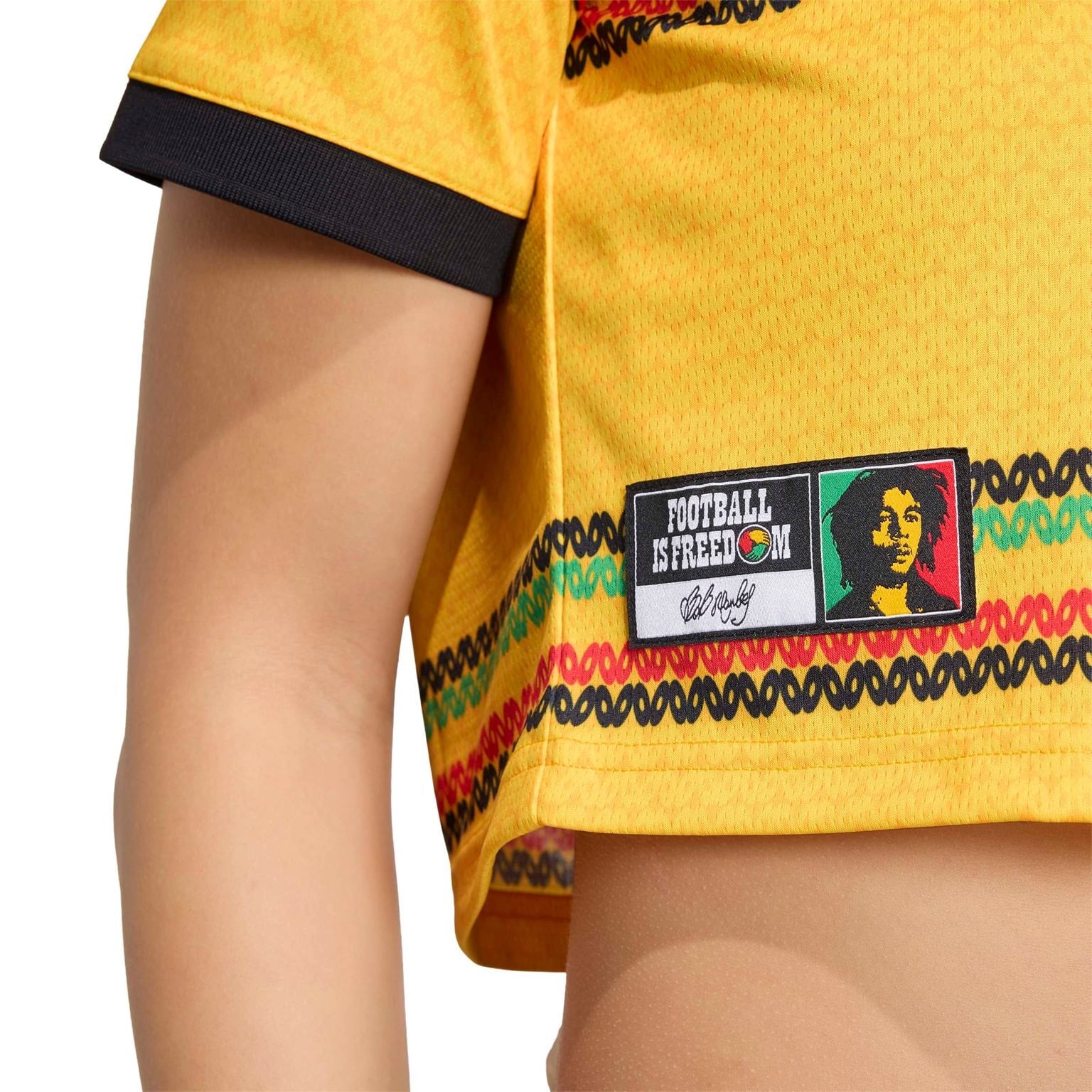 Jamaica 2026 Home Cropped Jersey Women Official Jerseys adidas 