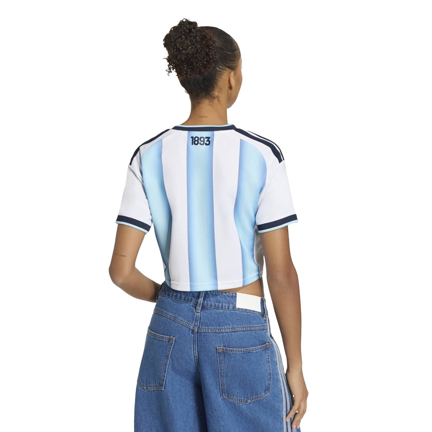 Argentina 2026 Home Cropped Jersey Women Official Jerseys adidas 